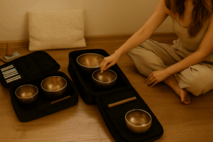 Portable sound healing toolkit for mobile practitioners